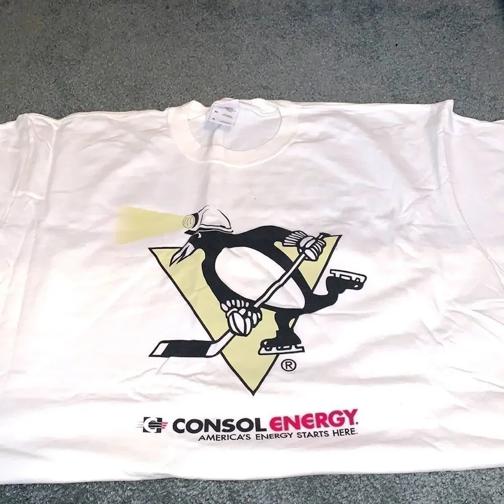 Bundle 2XL Consol Energy Pitts Penguins T shirts
